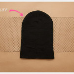 DIY Veiled Beanie Measuring