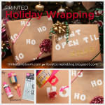 DIY Printed Wrapping Paper by Trinkets in Bloom