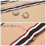 DIY Recycled Ribbon Bracelet Sewing Brooches