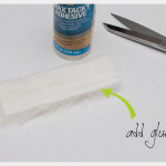 Faux Fur Fimo Clay Ring DIY Gluing the fur