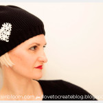 Beaded Heart Beanie DIY Photo