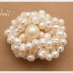 Twisted Pearl Brooch DIY Finished Photo