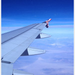 Wing of the Virgin America plane