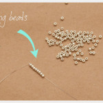Beaded Tassel Bracelets Stringing beads
