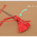 Beaded Tassel Bracelets Sewing in Ends