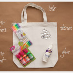 Versatile Neon Tote DIY Supplies