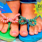 DIY Rainbow Loom Flip Flops by Debi Beard