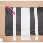 Leather Clutch DIY Cutting Heat Transfer Strips