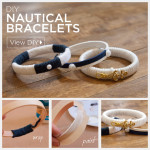 Nautical Bracelets DIY Tutorial by Trinkets in Bloom