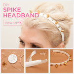 Spike Headband DIY by Trinkets in Bloom