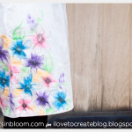 Watercolor Dress DIY Hem Close Up