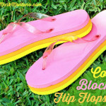 Color Blocked Flip Flops DIY