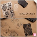 DIY Journals Stamps Practicing