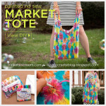 Painted No Sew Market Tote feature by Trinkets in Bloom