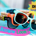 DIY Rainbow Loom Sunglasses