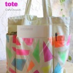 Spray Dyed Tote by Crafty Chica