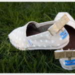 DIY Toms with Bows photo with bow in the back