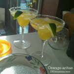 Orange-aritas recipe