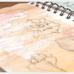 DIY Beach Tote with Shells Sketchbook 3