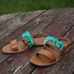 DIY Embellished Sandals Tutorial