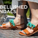 Embellished Sandals DIY Tutorial