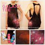Galaxy Shirt Beach Cover Up by Trinkets in Bloom