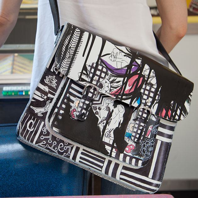 designer graffiti bag