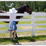 Blue and White Tie Dye Skirt DIY Photo 5