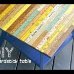 DIY Yardstick Table