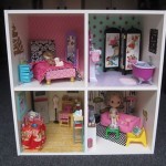 DIY Modern Bookshelf Dollhouse