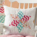 Faux Quilted Pillow by Cathie Filian