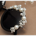 DIY Pearl Sunglasses Close Up