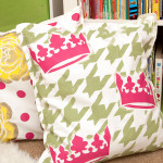DIY Stenciled Pillows Tutorial