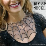 DIY Spider Necklace by Pattie Wilkinson for i Love To Create