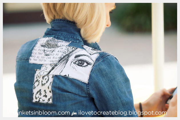 DIY Sketched Patches by Trinkets in Bloom