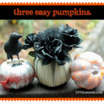 Three Easy Pumpkins by DIY Doyenne