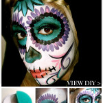 Day of the Dead Makeup tutorial by Trinkets in Bloom