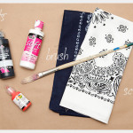 DIY Painted Scarves Supplies