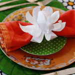 Friday Flowers: Paper Plate Magnolias by Aunt Peaches