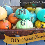 DIY Painted Pumpkins by Debi Beard