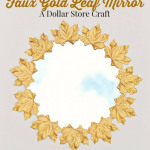 Faux Gold Leaf Mirror by Heather Mann