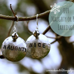 DIY Naughty or Nice Earrings by Margot Potter