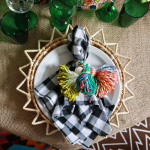 DIY Tassel Napkin Rings by Aunt Peaches