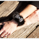 Furry Slap Bracelet DIY Tutorial by Trinkets in Bloom