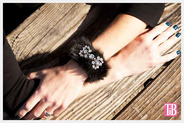 Furry Slap Bracelet DIY by Trinkets in Bloom