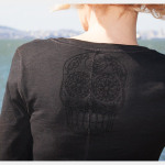 Skull Tunic with Zippers DIY Back Skull