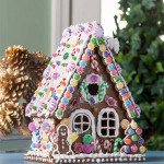 Everlasting Gingerbread House with Collage Clay by Cathie Filian