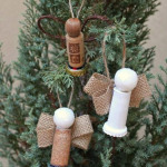 Cork Angel Ornaments by Heather Mann