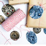 Oven Bake Clay Present Toppers by Alisa Burke