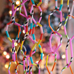 Easy Drinking Straw Garland by Aunt Peaches